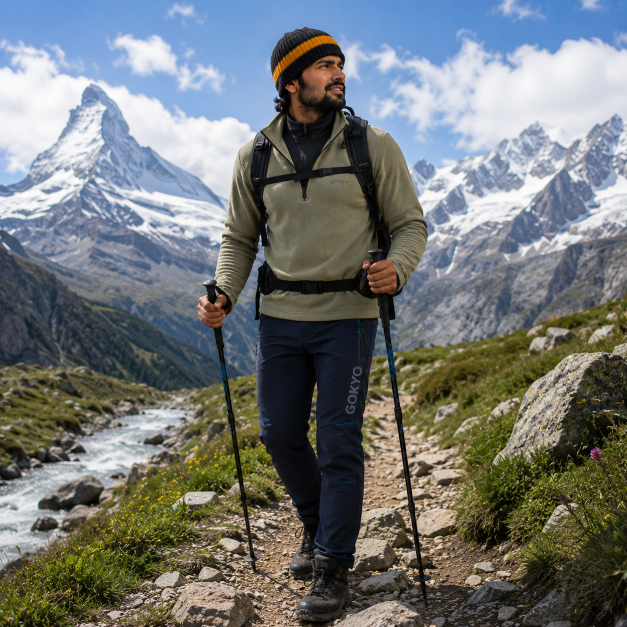 Buy Gokyo K2 Micro Fleece Outdoor & Trekking T-Shirt | Trekking & Hiking T-shirts at Gokyo Outdoor Clothing & Gear