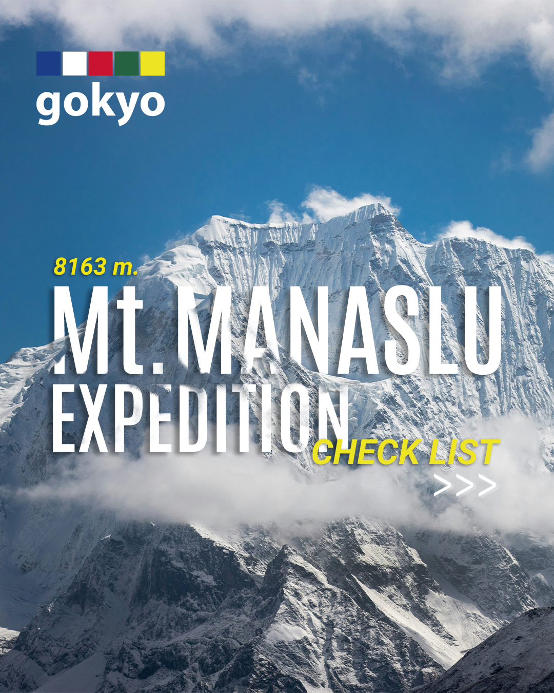 Mt. Manaslu Expedition Checklist