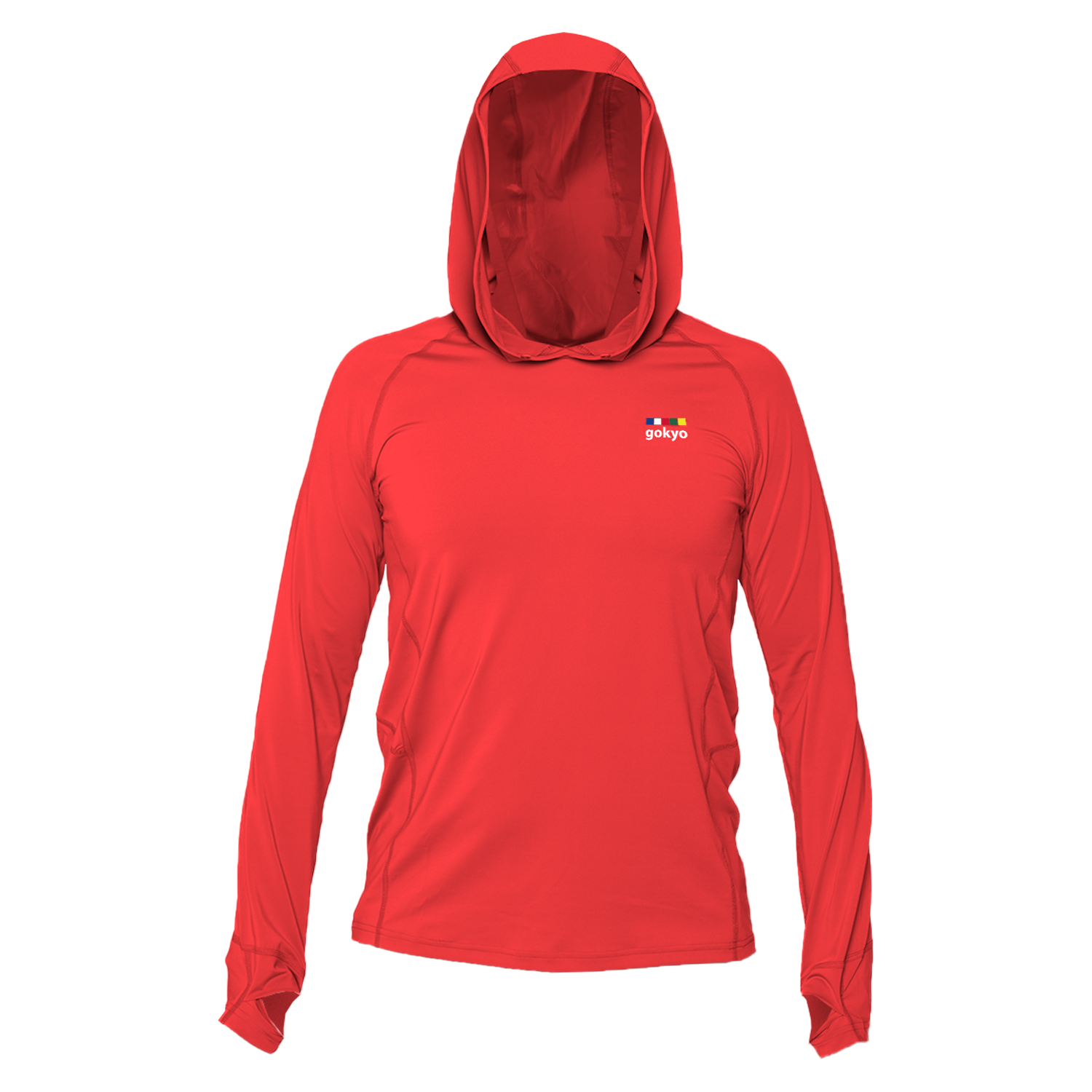 Buy Gokyo Yosemite Sunshirt Hoodie- Men Red | Trekking & Hiking T-shirts at Gokyo Outdoor Clothing & Gear
