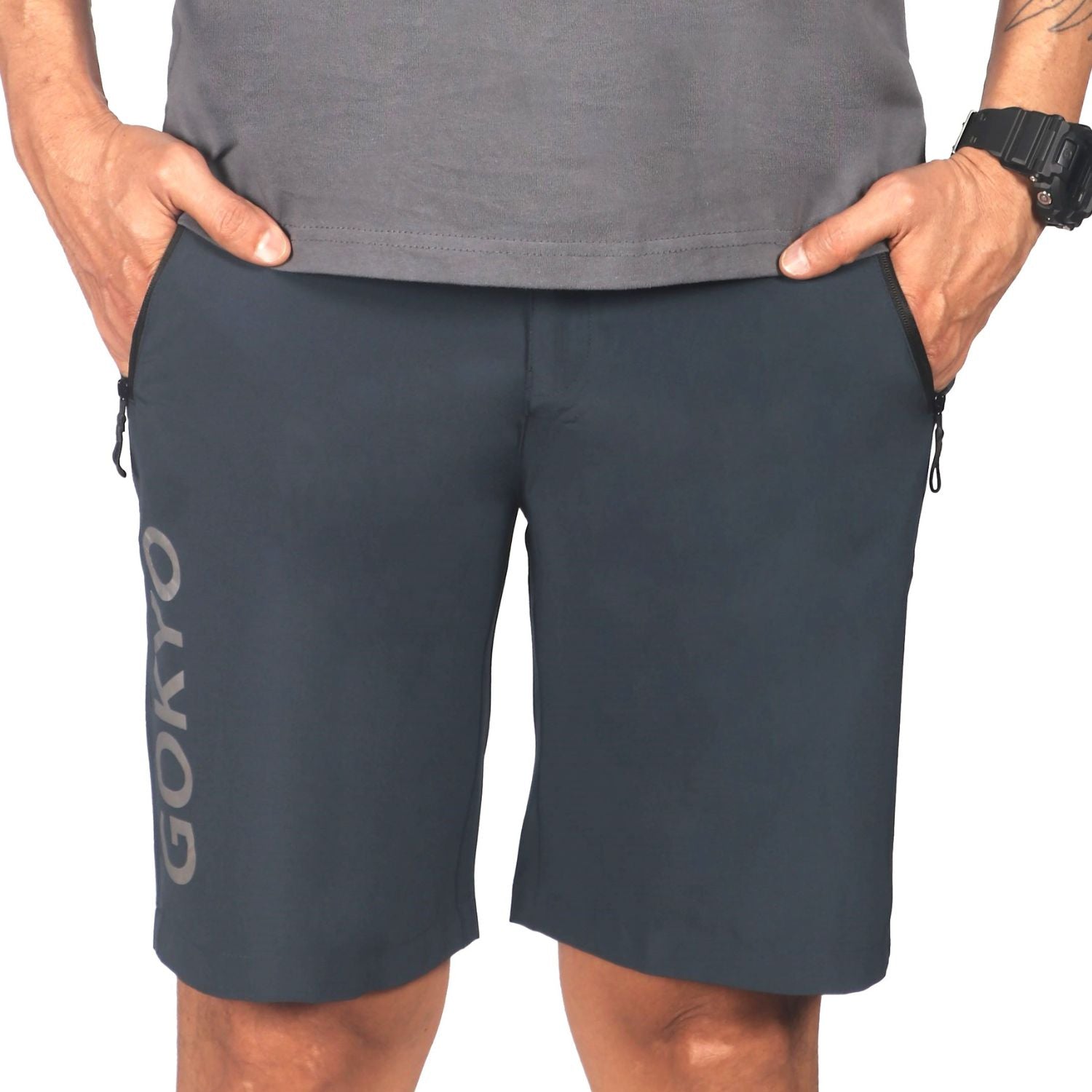 Buy Gokyo Kalimpong Hiking & Outdoor Shorts Airforce Blue | Mens Trekking & Hiking Pants at Gokyo Outdoor Clothing & Gear