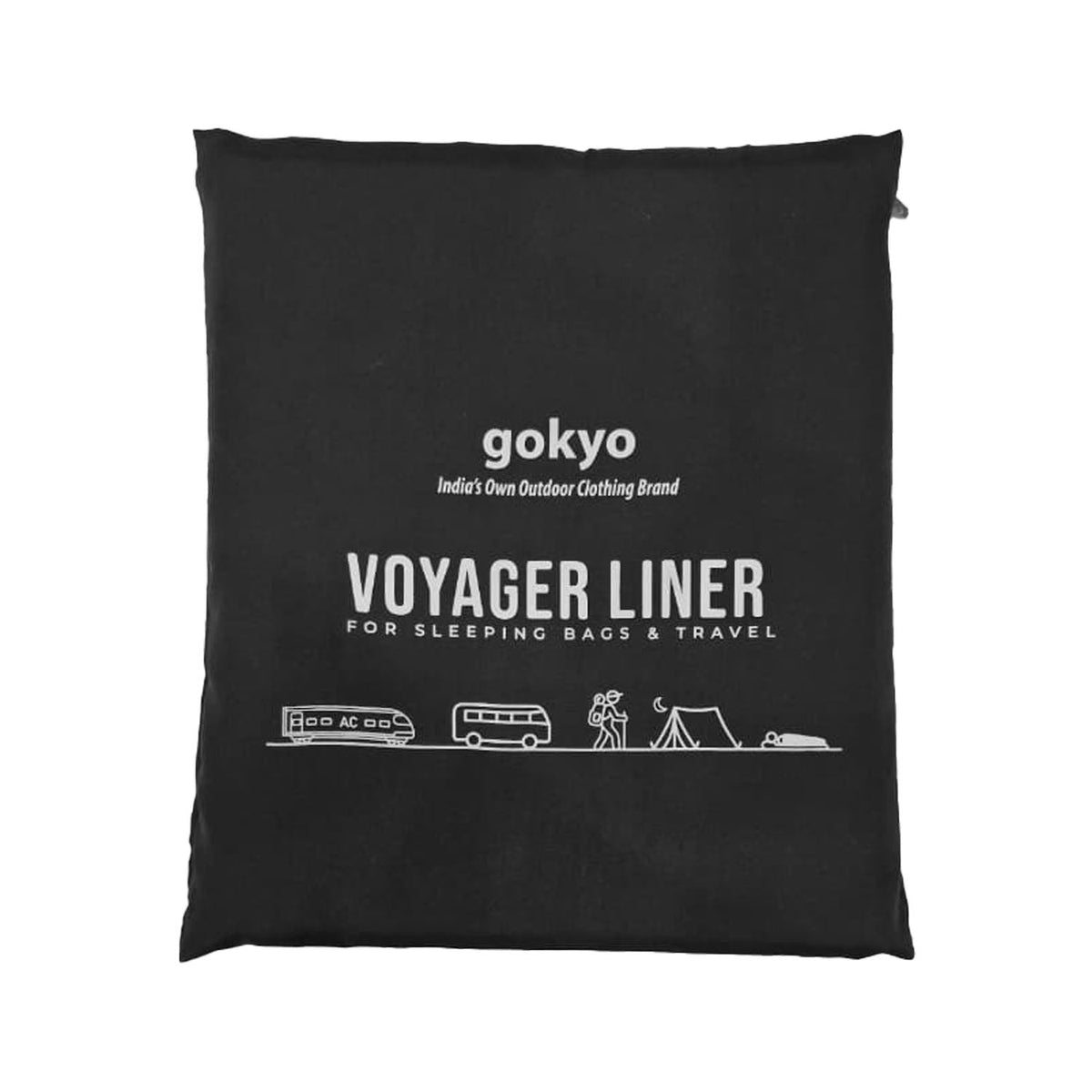 Voyager Liner - Inside Sleeping Bag Insulation & Travel Hygiene in black - image 1