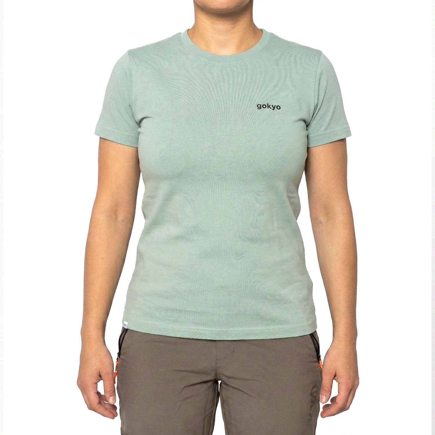 Buy Gokyo Gokyo Originals Cotton Tshirt - Women Green | Trekking & Hiking T-shirts at Gokyo Outdoor Clothing & Gear