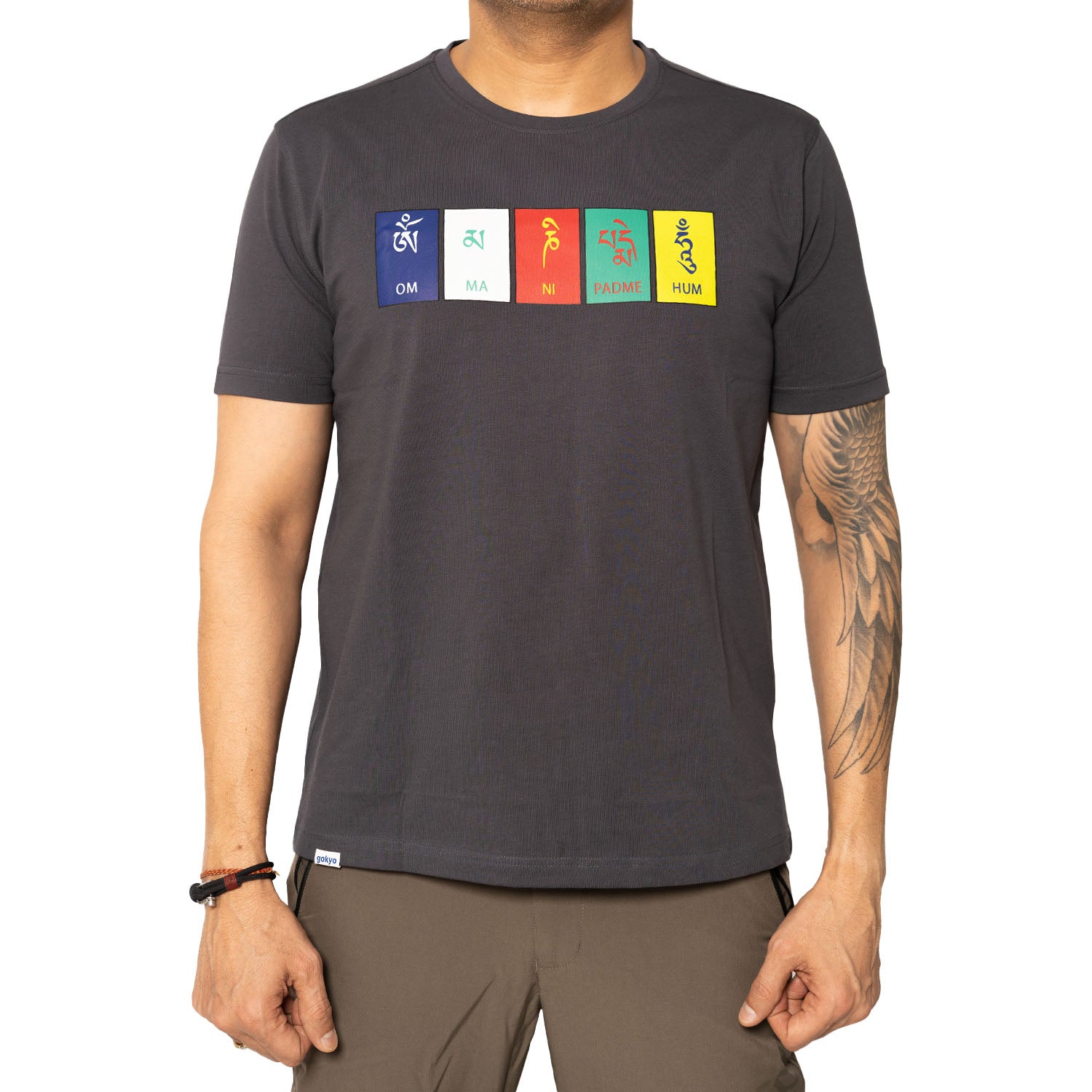Buy Gokyo Gokyo Originals Tshirt - Om Mani Padme Hum | Trekking & Hiking T-shirts at Gokyo Outdoor Clothing & Gear