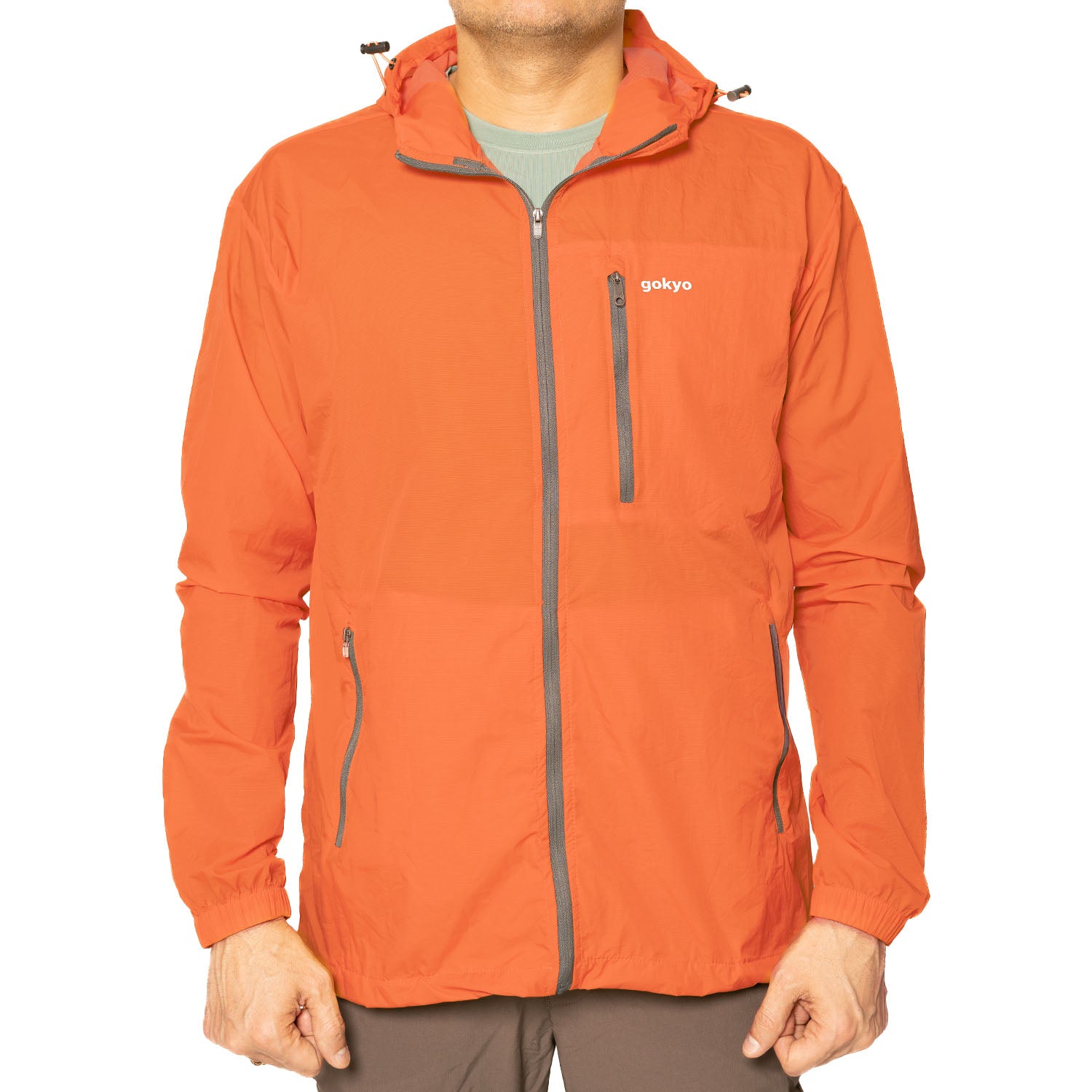 Buy Gokyo Pangong Windcheater Orange | Jackets at Gokyo Outdoor Clothing & Gear