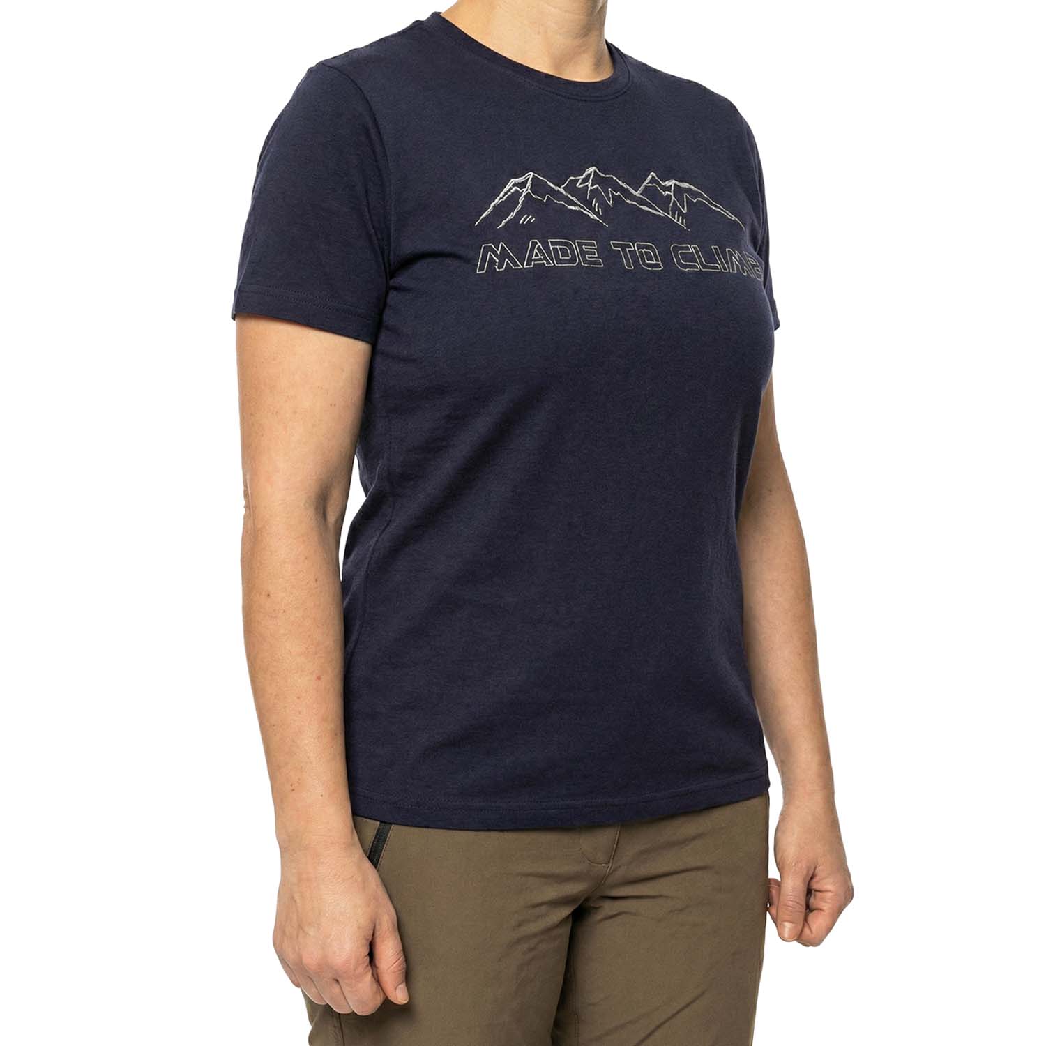 Buy Gokyo Gokyo Originals Tshirt - Made to Climb - Women | Trekking & Hiking T-shirts at Gokyo Outdoor Clothing & Gear