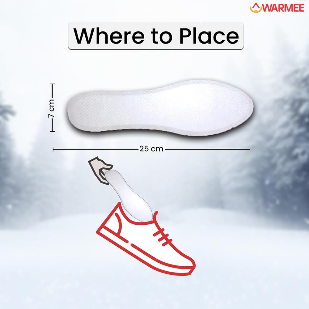 Buy Gokyo WARMEE Foot Warmers (Pack of 3 Pairs) | Heating Aids at Gokyo Outdoor Clothing & Gear