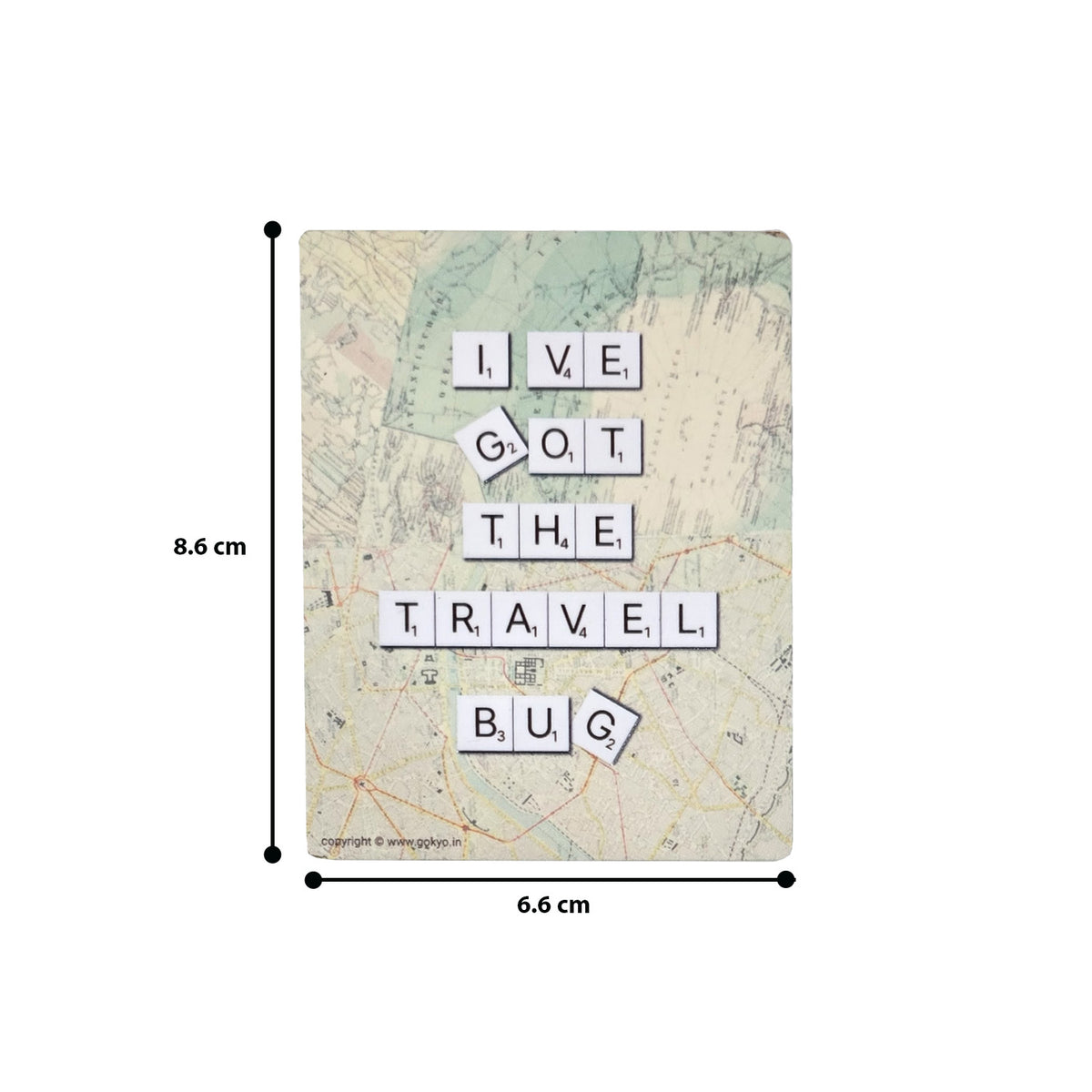 Buy Gokyo I’ve Got the Travel Bug - Magnet | Souvenirs at Gokyo Outdoor Clothing & Gear