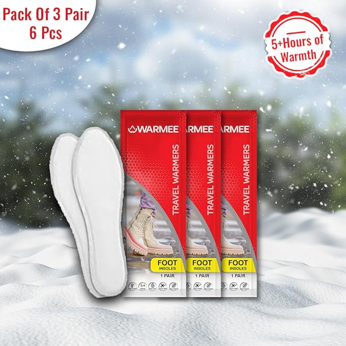 Buy Gokyo WARMEE Foot Warmers (Pack of 3 Pairs) | Heating Aids at Gokyo Outdoor Clothing & Gear