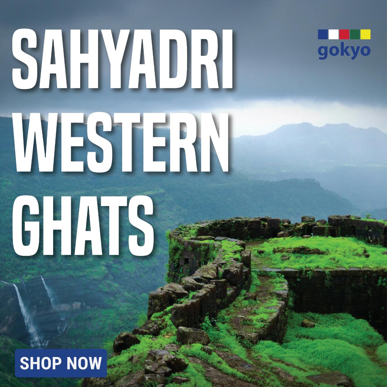 Gokyo Outdoor Clothing & Gear homepage banner showcasing trekking apparel and gear for Sahyadri Western Ghats trails