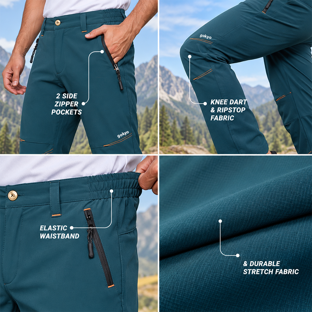 Gokyo Aurora outdoor pants highlighting fleece warmth and softshell protection