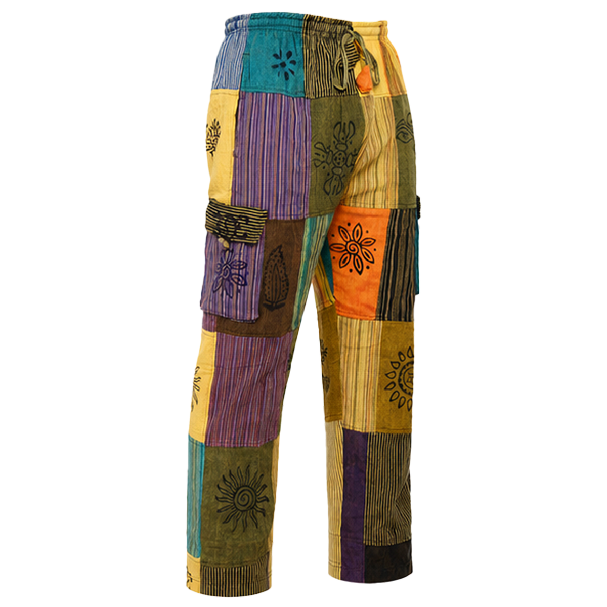 Bali Block-Printed Cotton Drift Pants - image 2