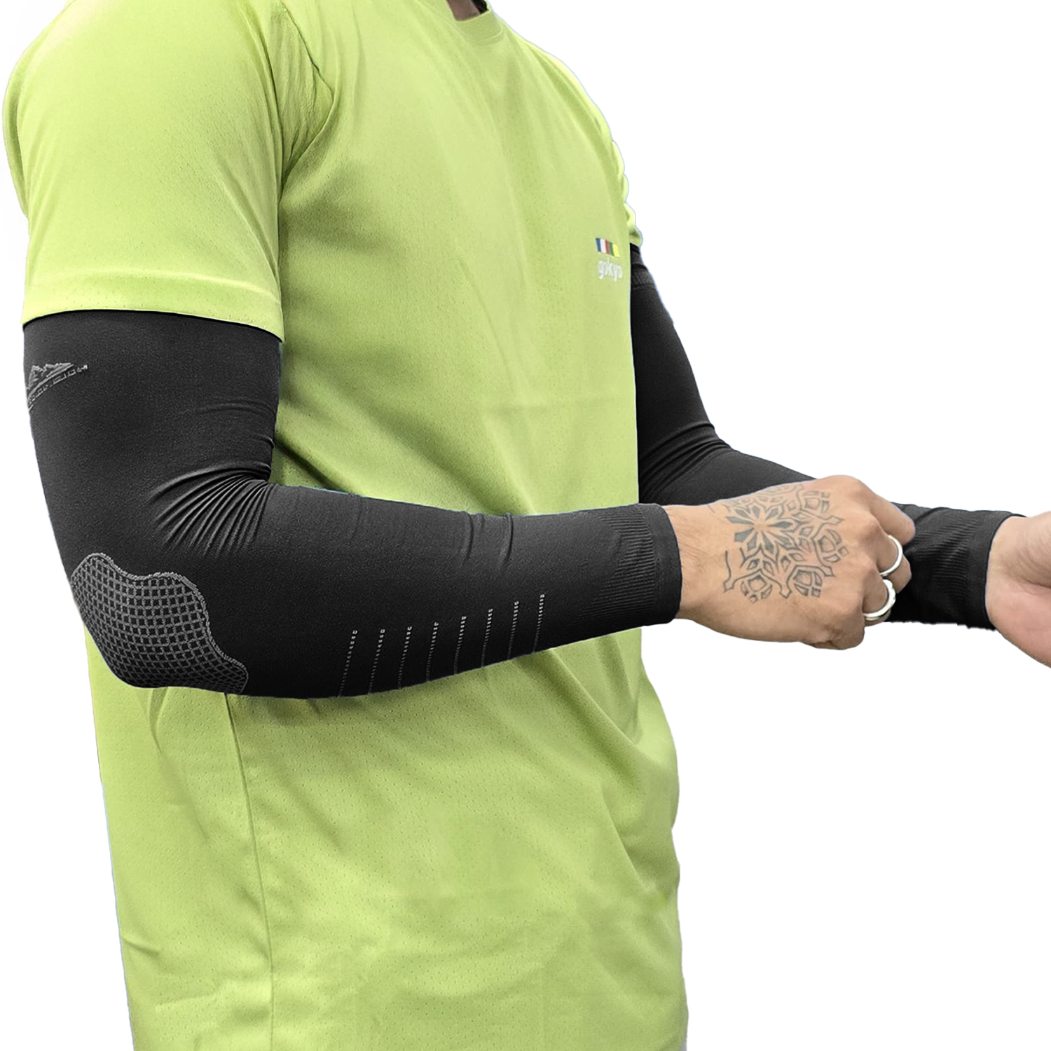 Buy Gokyo Kaza Ultralight UV Protection Arm Sleeves Black | Sun Protection at Gokyo Outdoor Clothing & Gear