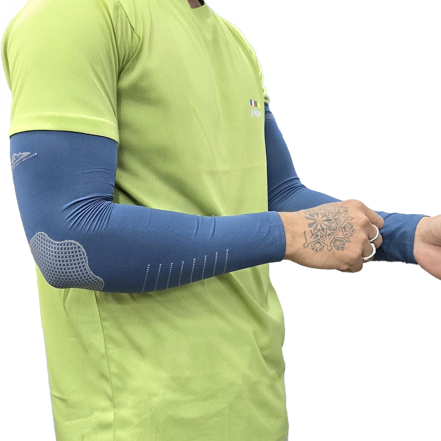 Buy Gokyo Kaza Arm Sleeves Blue | Sun Protection at Gokyo Outdoor Clothing & Gear