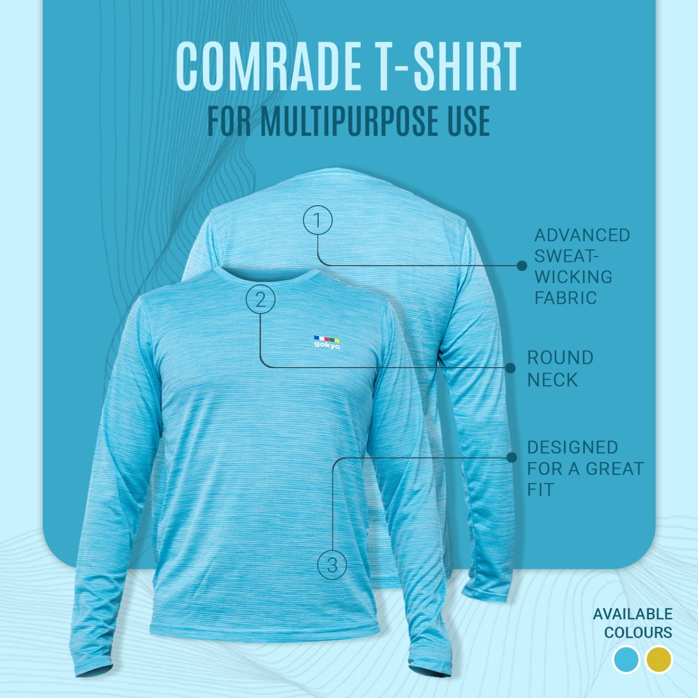 Buy Gokyo Comrade Outdoor & Multipurpose Tshirt | Trekking & Hiking T-shirts at Gokyo Outdoor Clothing & Gear