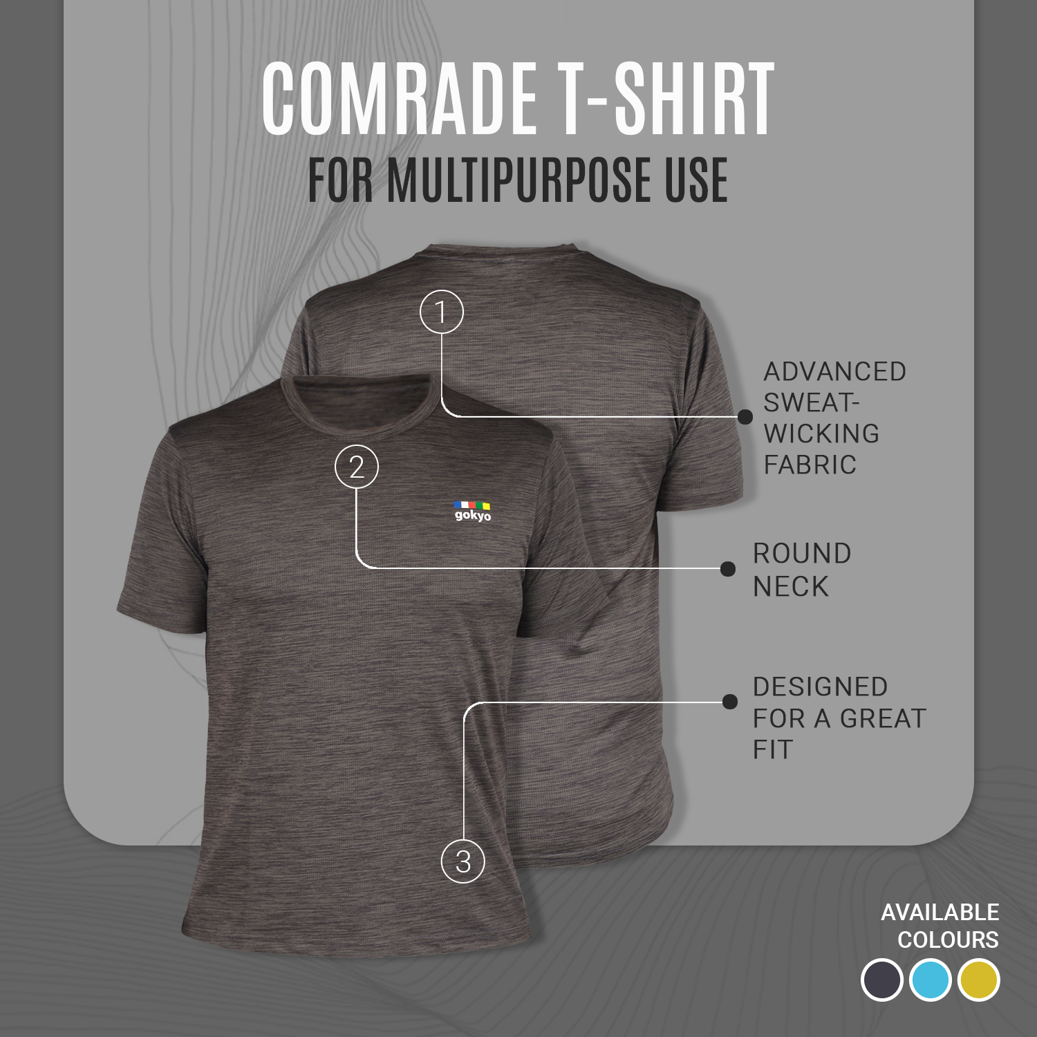 Buy Gokyo Comrade Activewear Tshirt | Trekking & Hiking T-shirts at Gokyo Outdoor Clothing & Gear