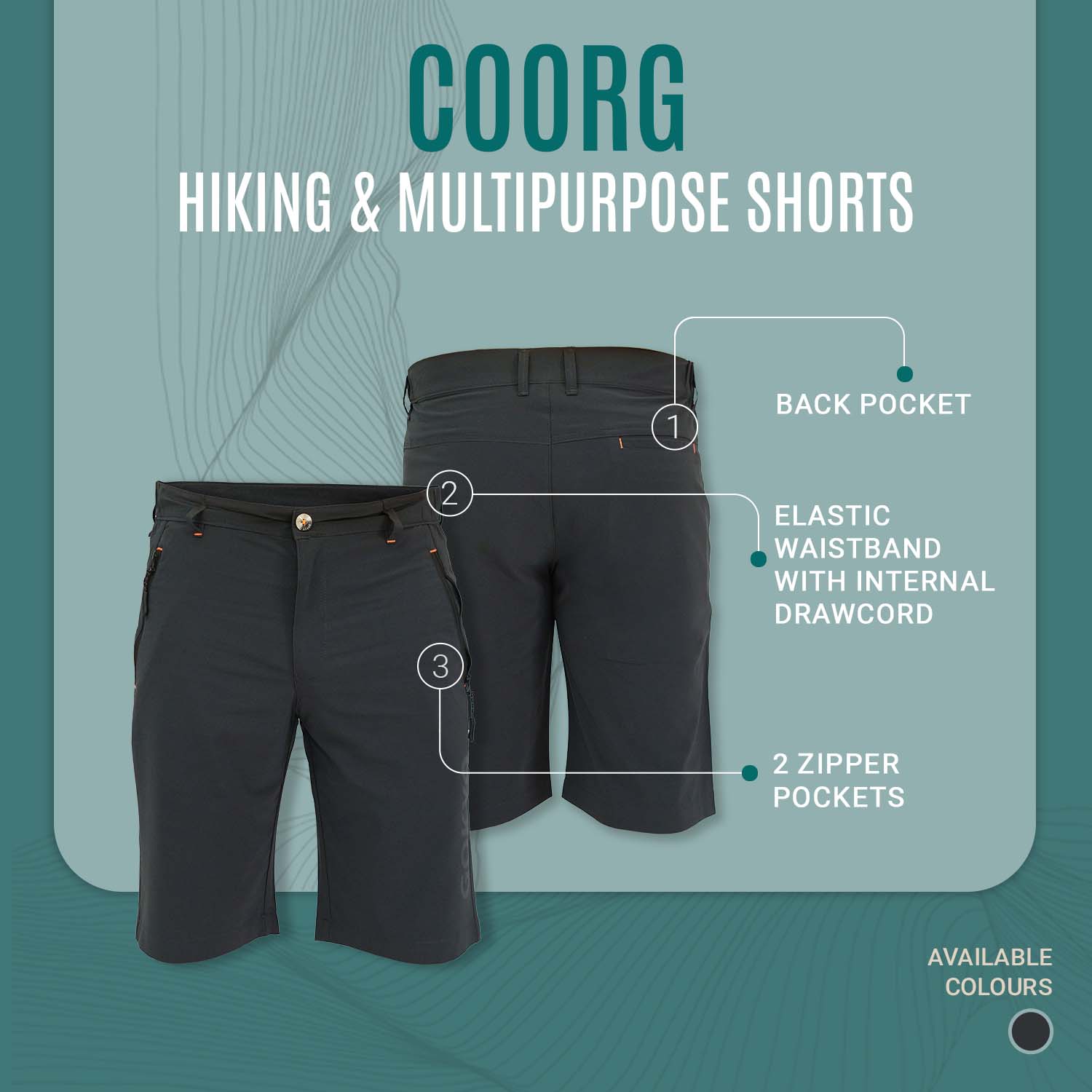 Buy Gokyo Coorg Hiking & Multipurpose Shorts | Mens Trekking & Hiking Pants at Gokyo Outdoor Clothing & Gear