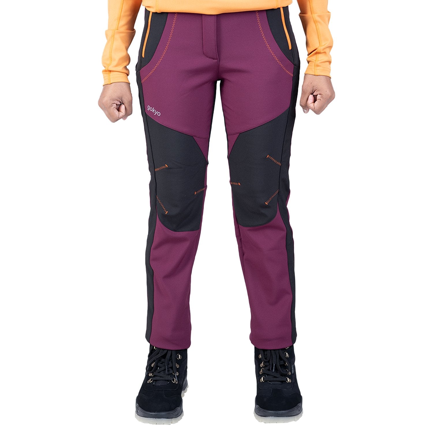 Buy Gokyo K2 Cold Weather Trekking & Outdoor Pants in Wine - Women Wine | Trekking & Hiking Pants at Gokyo Outdoor Clothing & Gear