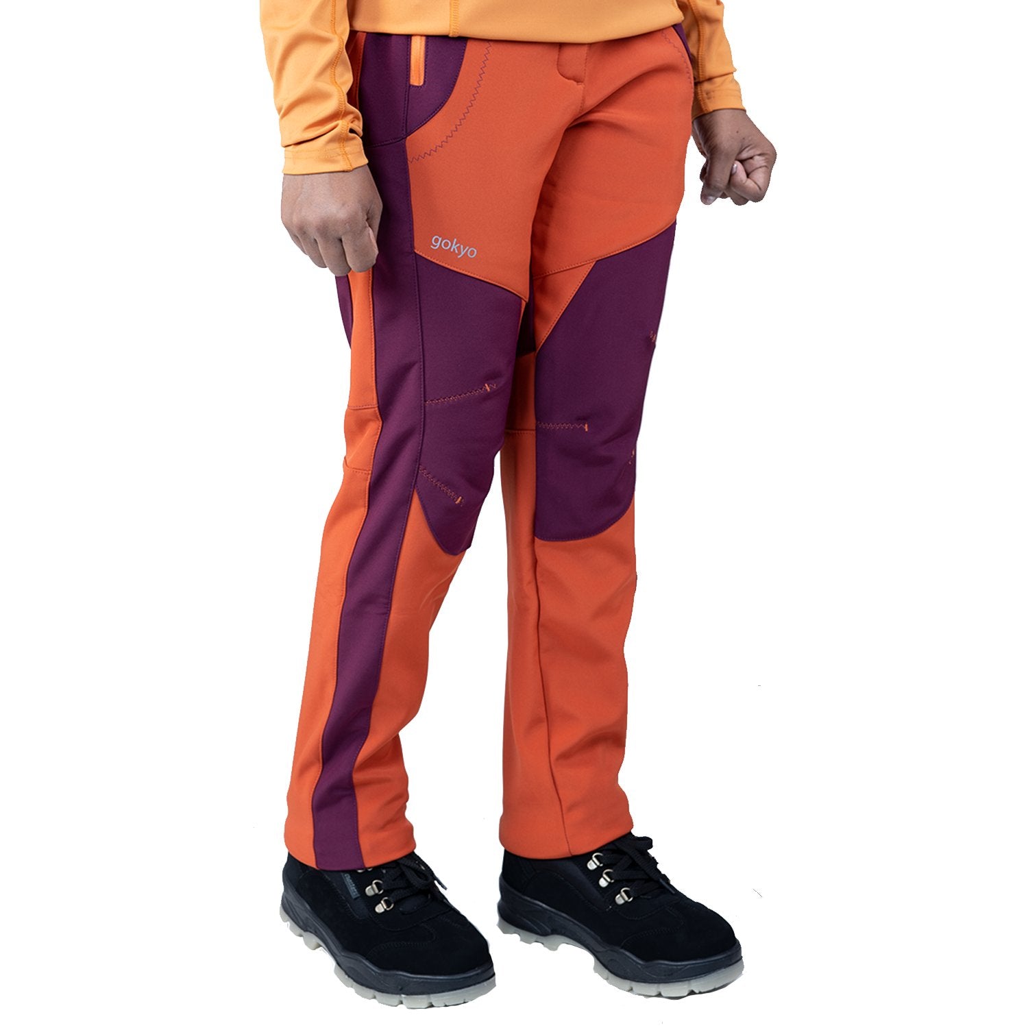Buy Gokyo K2 Cold Weather Trekking & Outdoor Pants in Orange - Women | Trekking & Hiking Pants at Gokyo Outdoor Clothing & Gear