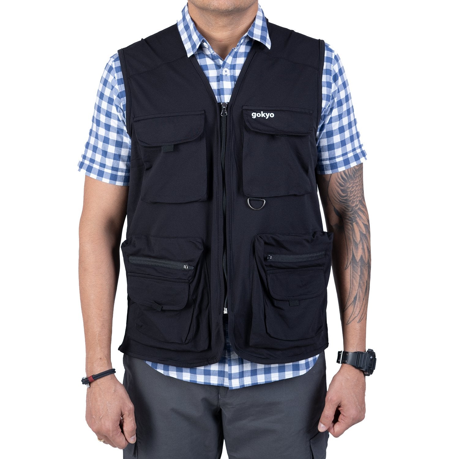 Buy Gokyo Corbett Photographer Vest Black | Jackets at Gokyo Outdoor Clothing & Gear