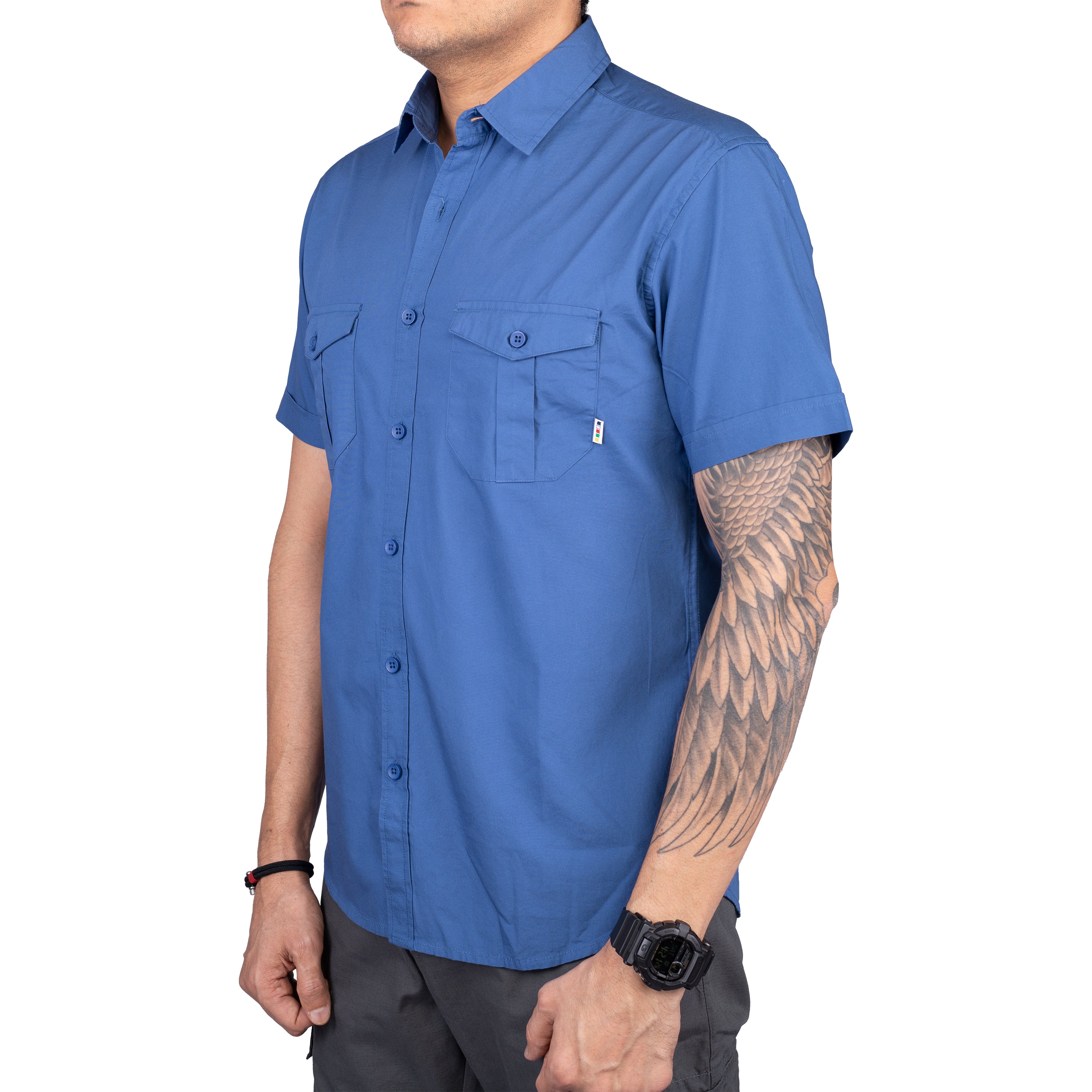 Buy Gokyo Corbett Cargo Half Sleeve Shirt- Solid | Shirts at Gokyo Outdoor Clothing & Gear