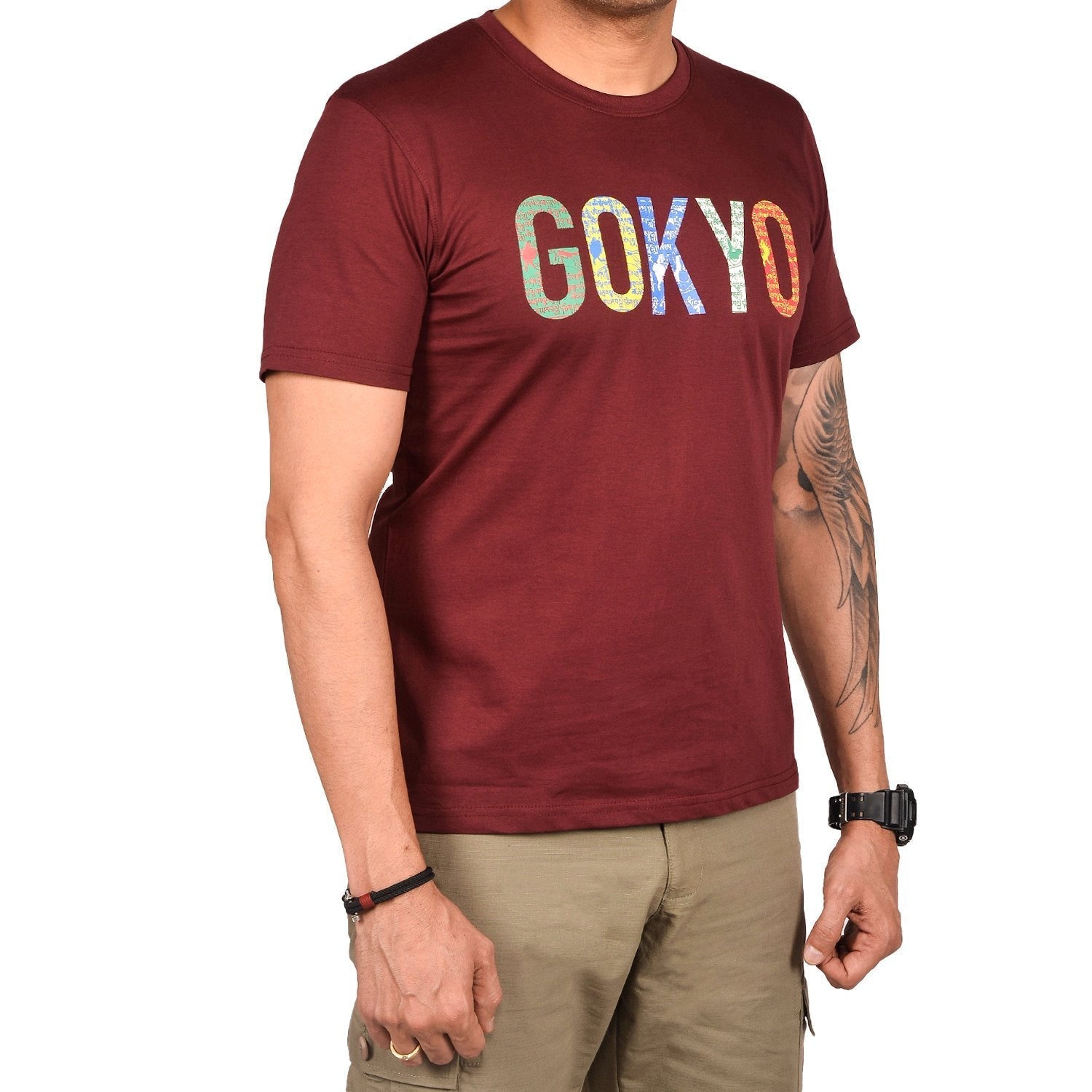 Buy Gokyo Round Neck Classic Gokyo Tshirt - Flag | Trekking & Hiking T-shirts at Gokyo Outdoor Clothing & Gear