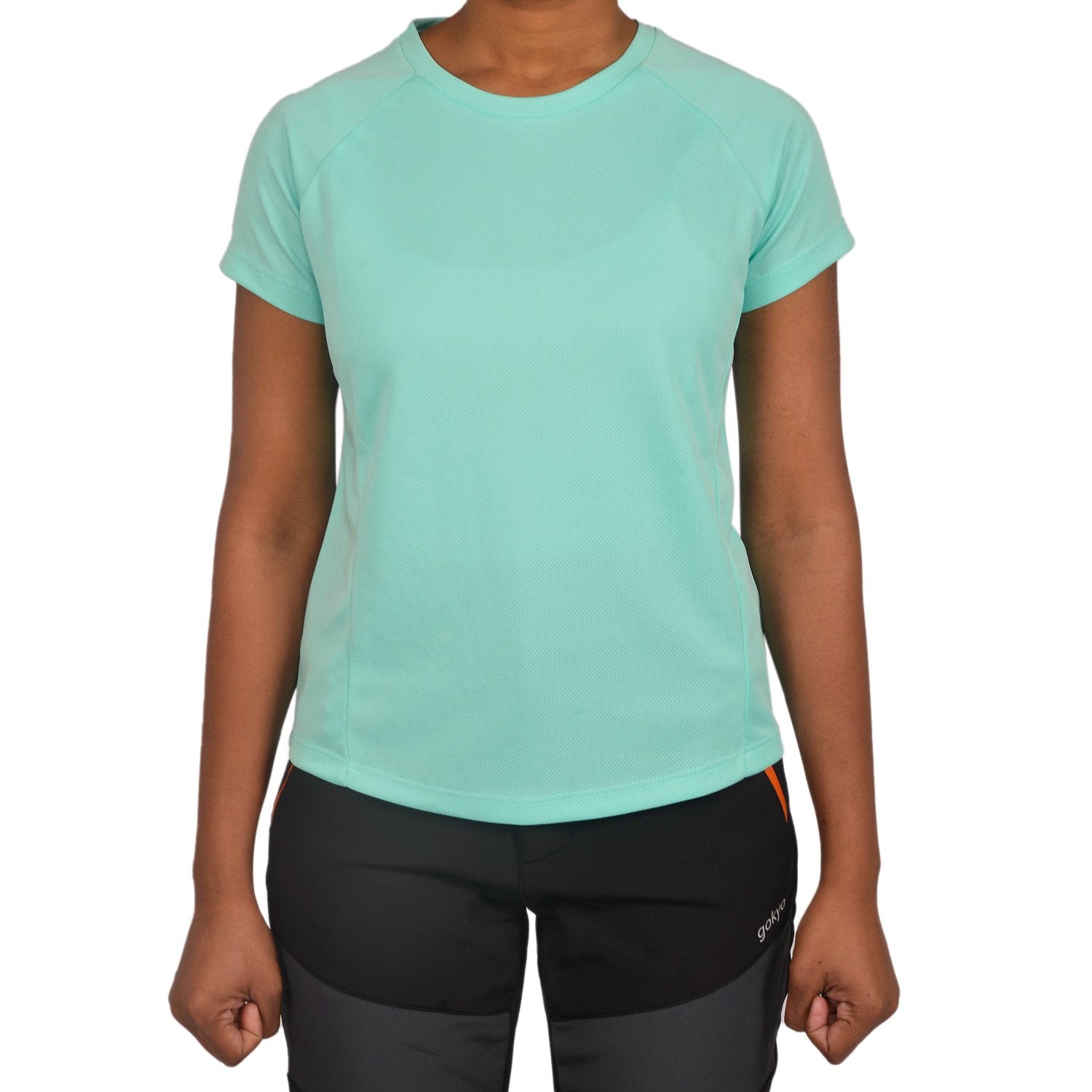 Buy Gokyo Comrade Running Tshirt - Women Mint | Trekking & Hiking T-shirts at Gokyo Outdoor Clothing & Gear