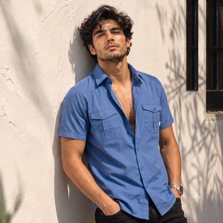 Buy Gokyo Corbett Cargo Half Sleeve Shirt- Solid | Shirts at Gokyo Outdoor Clothing & Gear