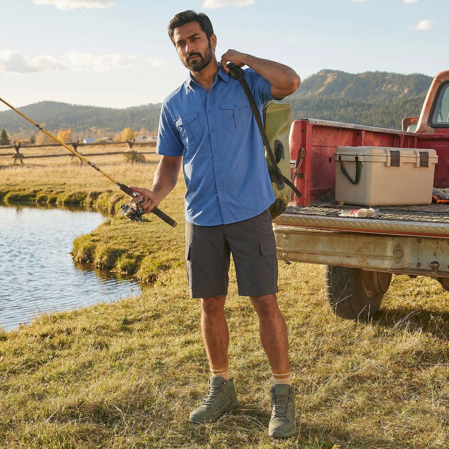 Buy Gokyo Corbett 100 % Cotton Outdoor Cargo Shorts | at Gokyo Outdoor Clothing & Gear