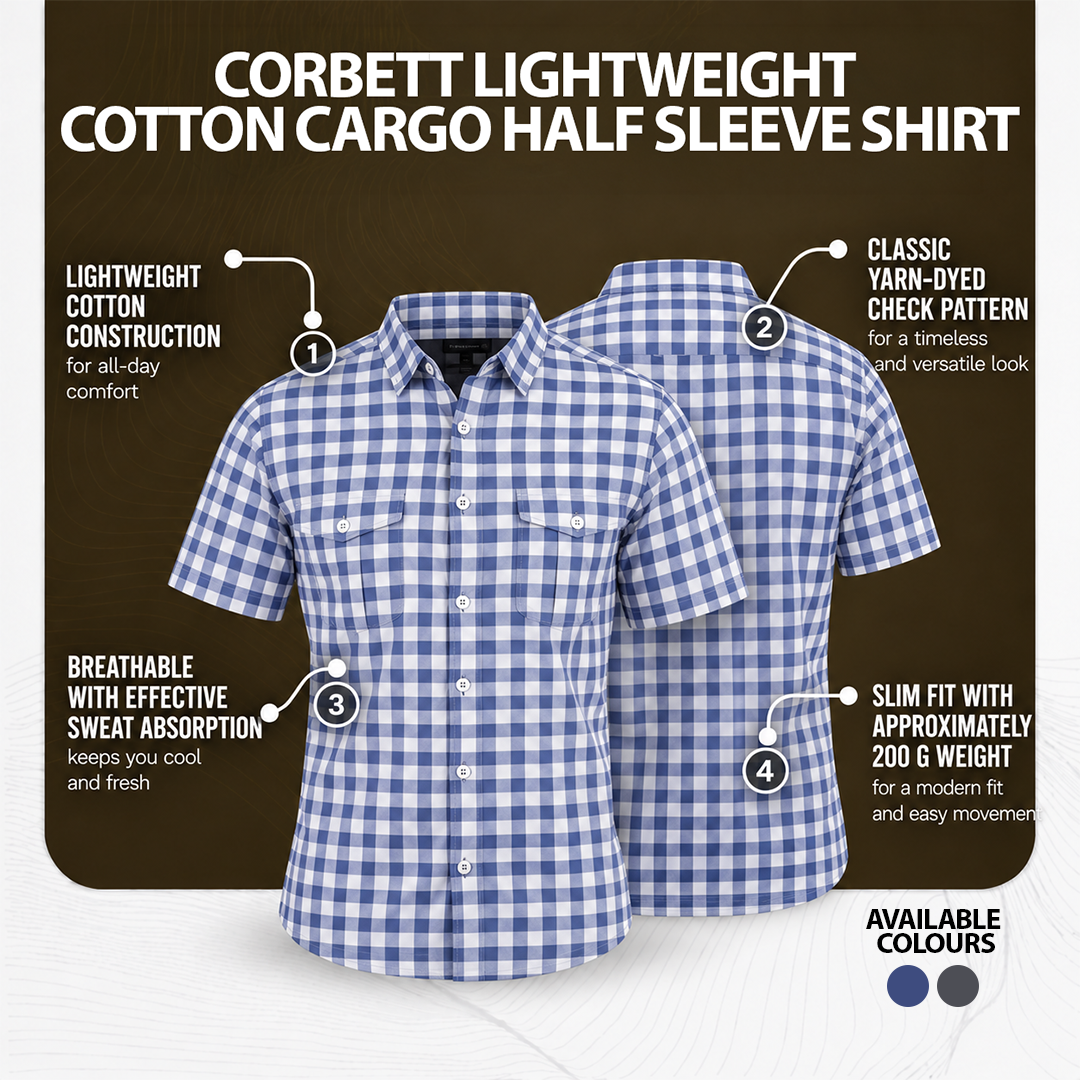 Buy Gokyo Corbett Lightweight Cotton Cargo Half Sleeve Shirt | Shirts at Gokyo Outdoor Clothing & Gear