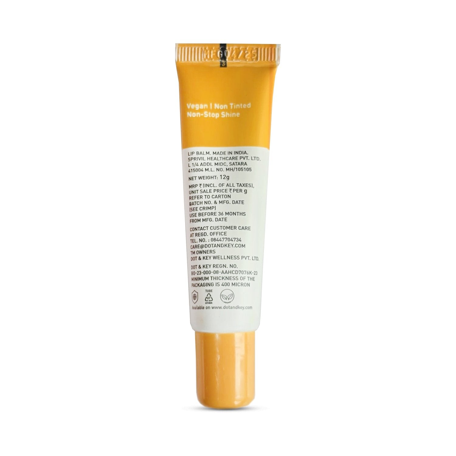 Buy Gokyo Dot & Key Vitamin C + E Brightening Lip Balm with SPF 50+ | Medical & Thermal at Gokyo Outdoor Clothing & Gear