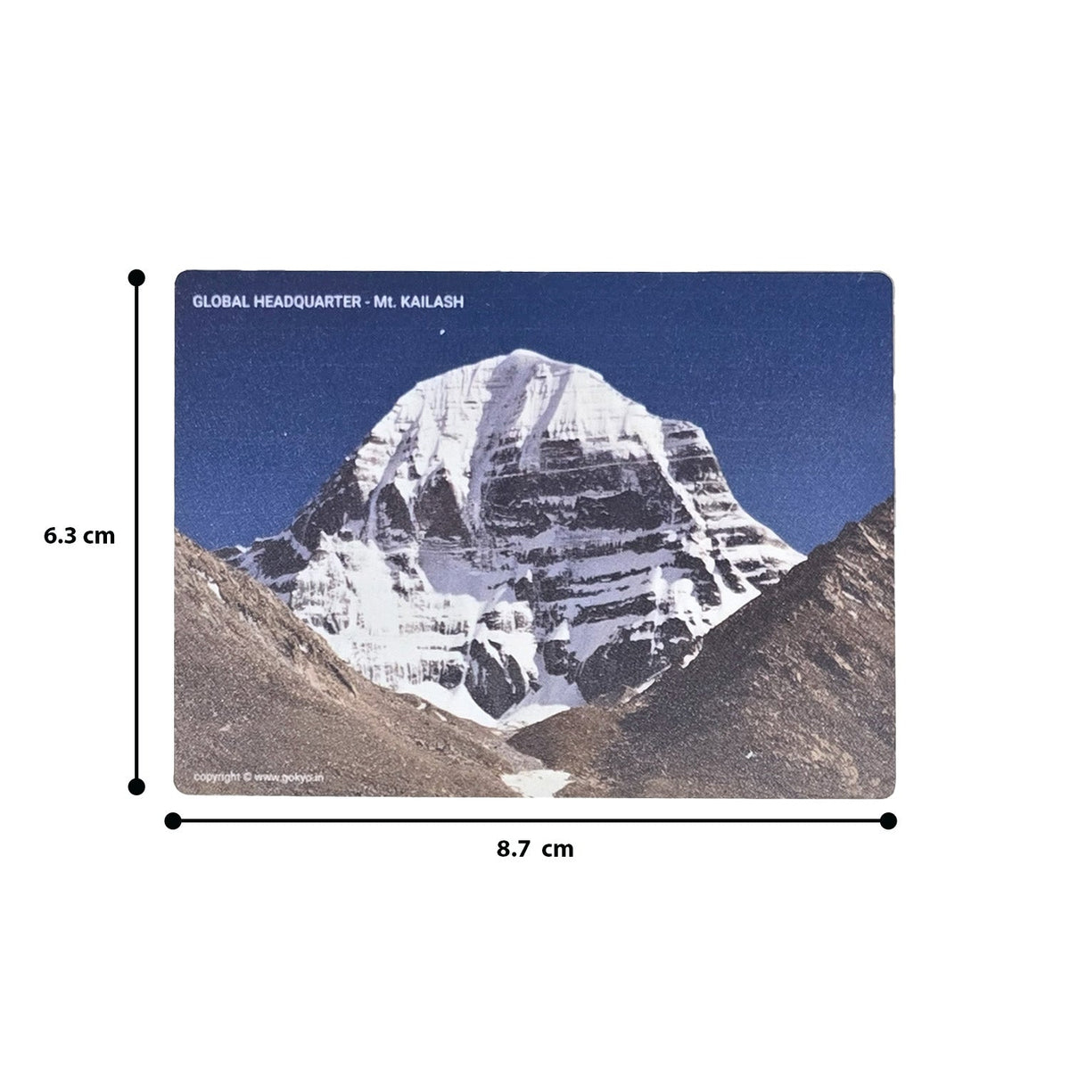 Buy Gokyo Global Headquarter – Mt. Kailash Magnet | Souvenirs at Gokyo Outdoor Clothing & Gear