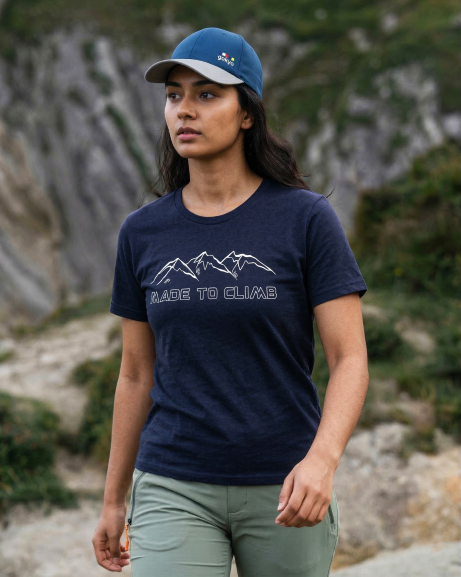 Buy Gokyo Gokyo Originals Tshirt - Made to Climb - Women | Trekking & Hiking T-shirts at Gokyo Outdoor Clothing & Gear