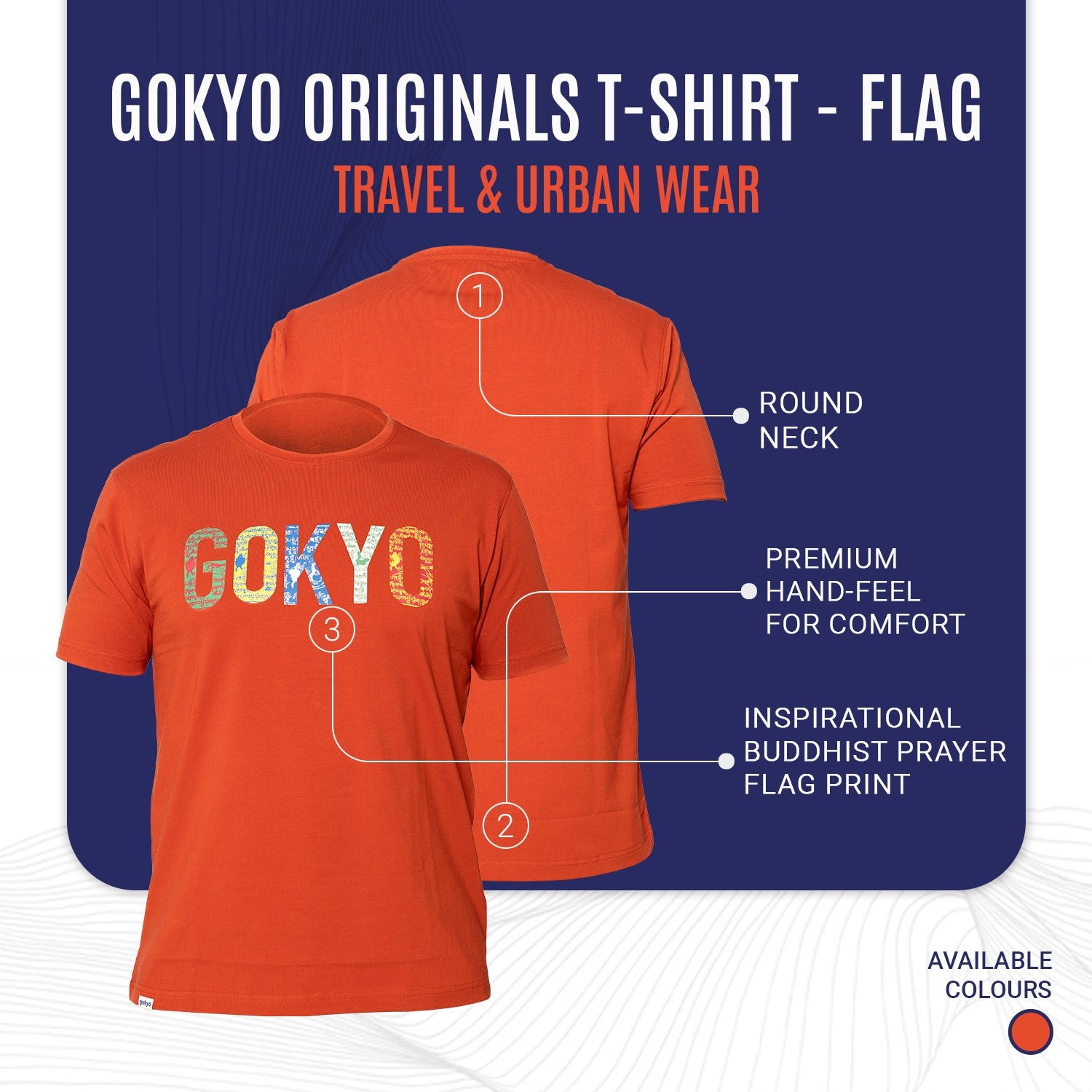 Buy Gokyo Gokyo Originals Tshirt - Flag | Trekking & Hiking T-shirts at Gokyo Outdoor Clothing & Gear