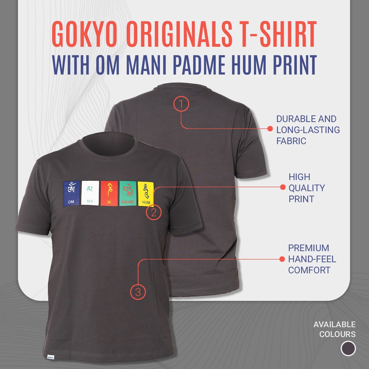 Buy Gokyo Gokyo Originals Tshirt - Om Mani Padme Hum - Women | Trekking & Hiking T-shirts at Gokyo Outdoor Clothing & Gear