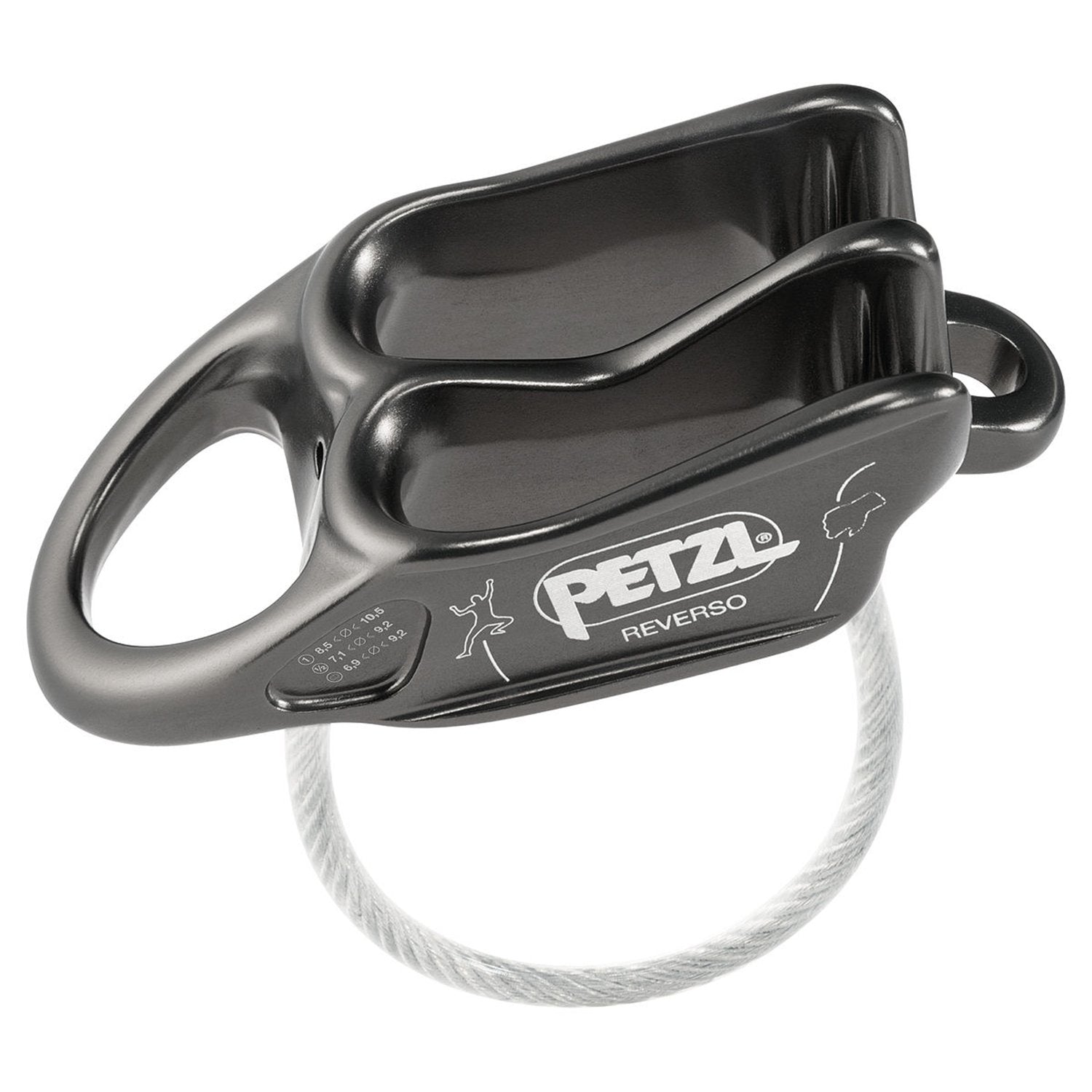 Buy Gokyo Petzl Reverso Belay device Grey | Belay device at Gokyo Outdoor Clothing & Gear