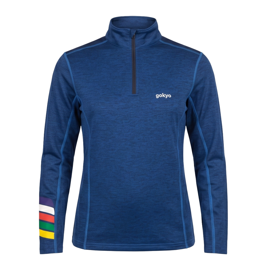 Buy Gokyo K2 Melange Trekking Tshirt - Women Ink Blue | Trekking & Hiking T-shirts at Gokyo Outdoor Clothing & Gear