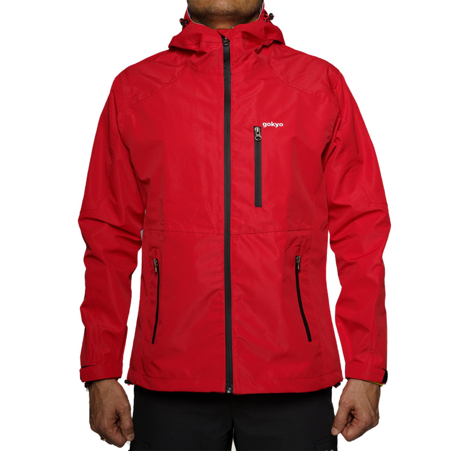 Buy Gokyo K2 Rain Jacket - Gore-Tx - 5000 mtr. Summit Grade Red | Jackets at Gokyo Outdoor Clothing & Gear