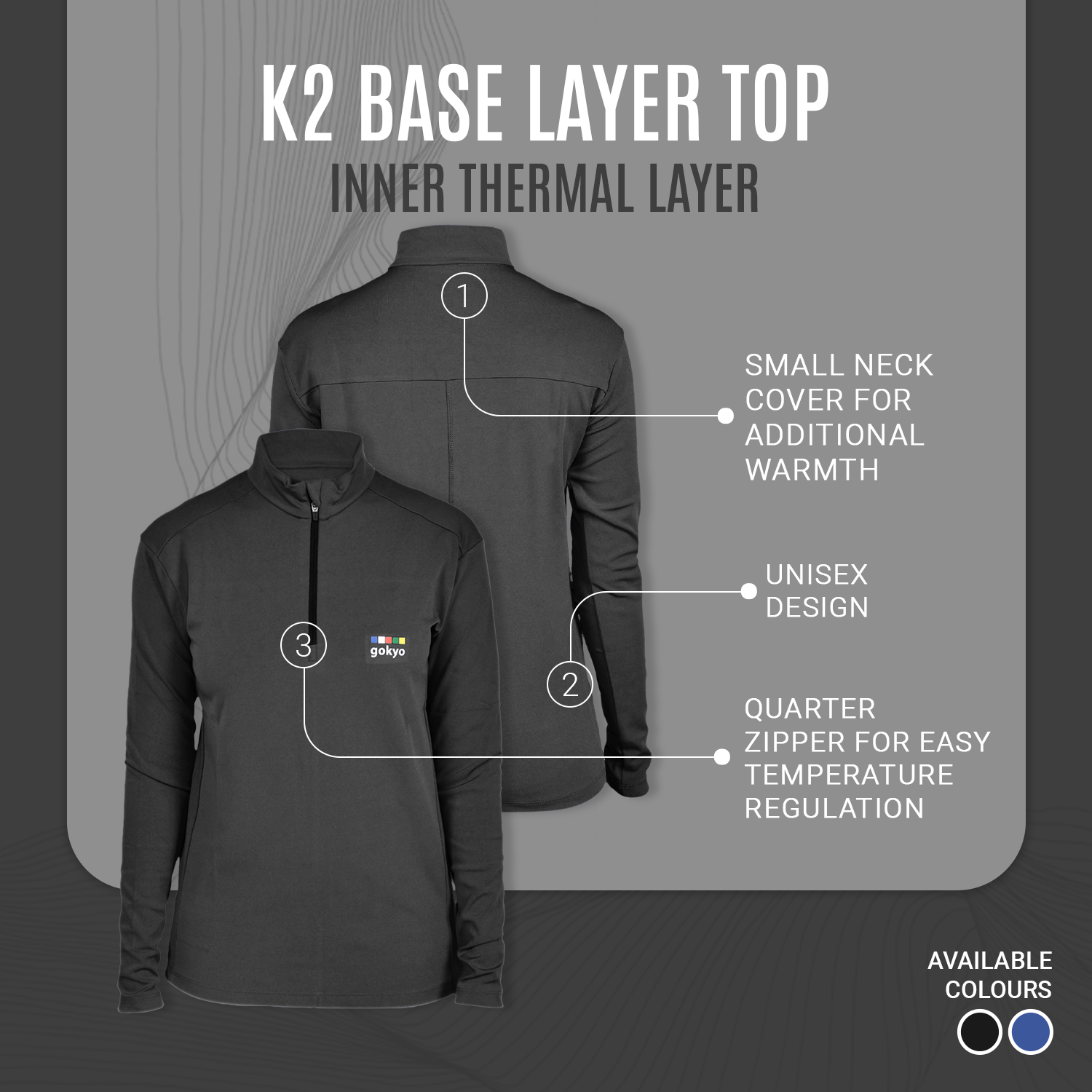 Buy Gokyo K2 Base Layer Thermals Top - Women | Base Layer Thermals at Gokyo Outdoor Clothing & Gear