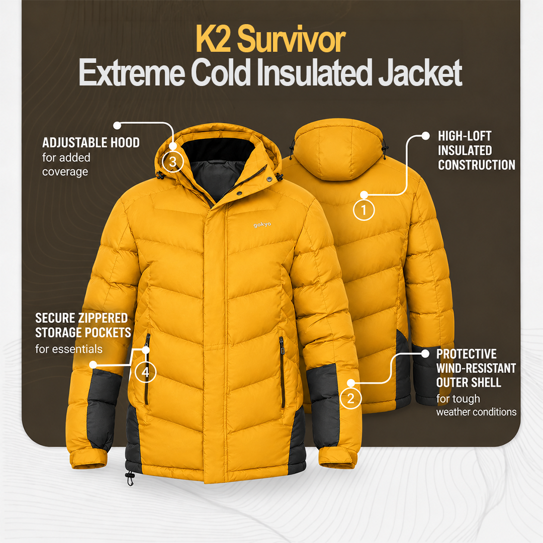 Buy Gokyo K2 Survivor Extreme Cold Insulated Jacket – Women | Jackets at Gokyo Outdoor Clothing & Gear