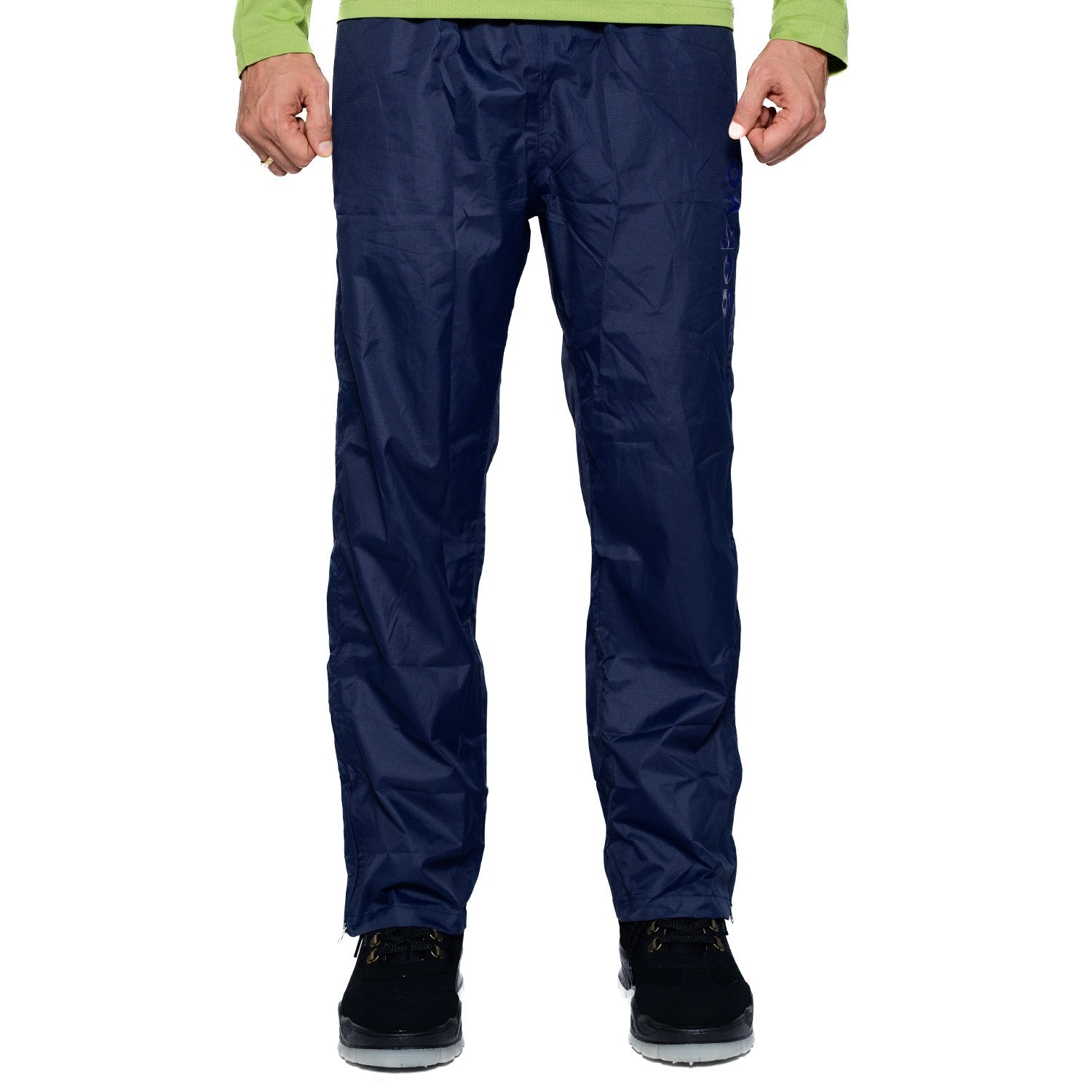 Buy Gokyo Kalimpong Rain Pants - Waterproof, Breathable & Seam Taped Navy | Mens Trekking & Hiking Pants at Gokyo Outdoor Clothing & Gear