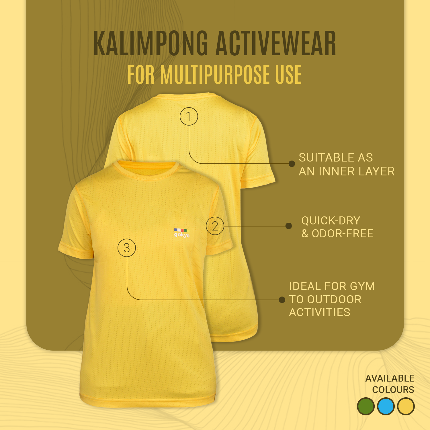 Buy Gokyo Kalimpong Activewear DryFit Tshirt - Women | Trekking & Hiking T-shirts at Gokyo Outdoor Clothing & Gear