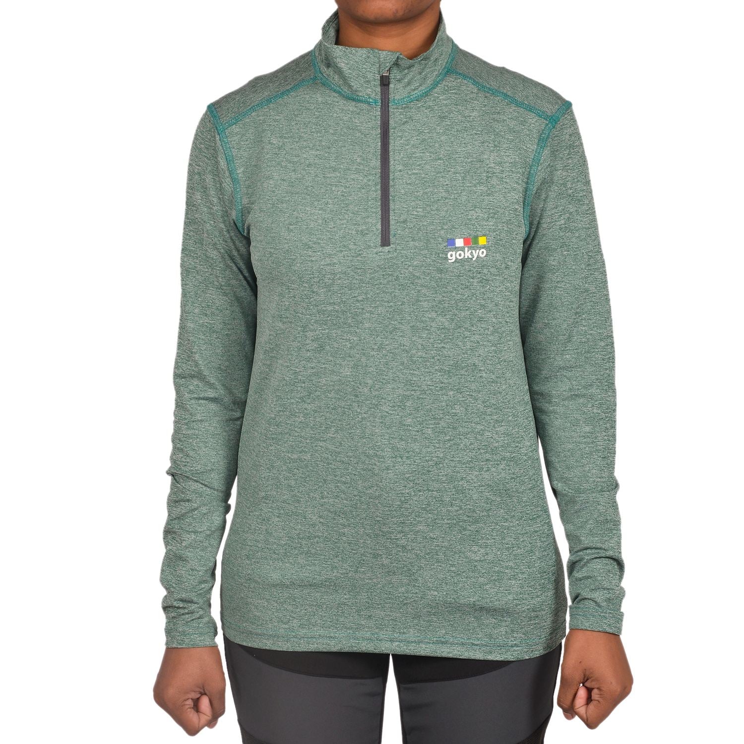Buy Gokyo Kaza All Season Outdoor & Trekking Tshirt - Women Dark Green | Trekking & Hiking T-shirts at Gokyo Outdoor Clothing & Gear