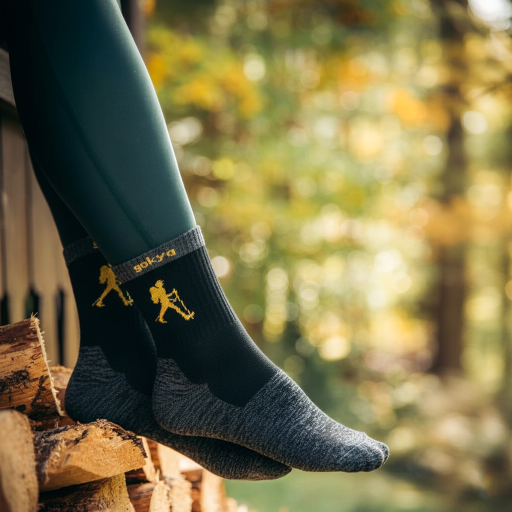 Gokyo Kaza Cushioned Trekking Socks – 0°C to 20°C in grey - product detail