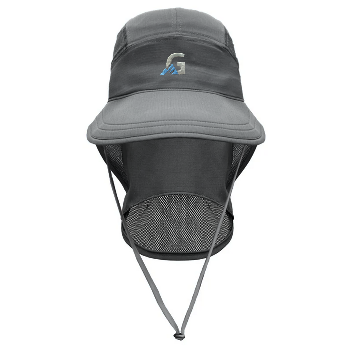 Buy Gokyo Kaza Ultralight Sun Cap with Neck Cover Grey | Hats at Gokyo Outdoor Clothing & Gear