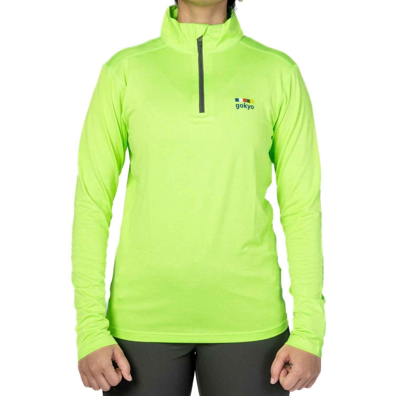 Buy Gokyo Kaza All Season Outdoor & Trekking Tshirt - Women Neon Green | Trekking & Hiking T-shirts at Gokyo Outdoor Clothing & Gear