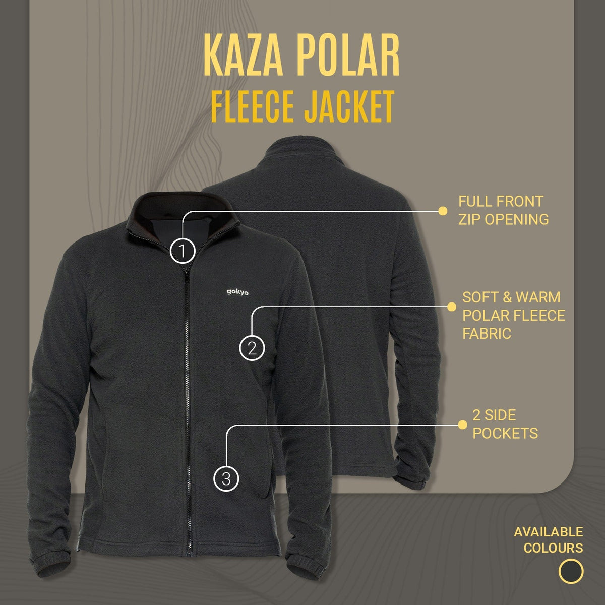 Kaza Polar Fleece Jacket - Mens lifestyle product view - image 5