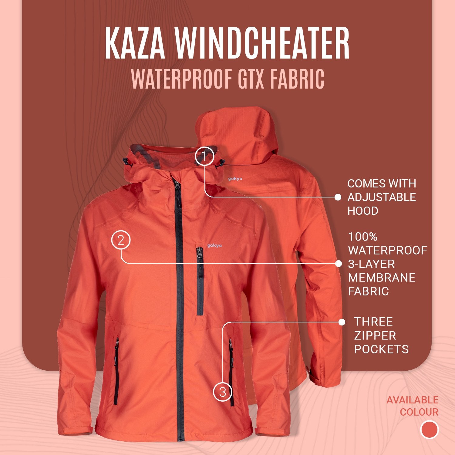 Buy Gokyo Kaza Rainjacket & Windcheater Gore-Tx | Jackets at Gokyo Outdoor Clothing & Gear