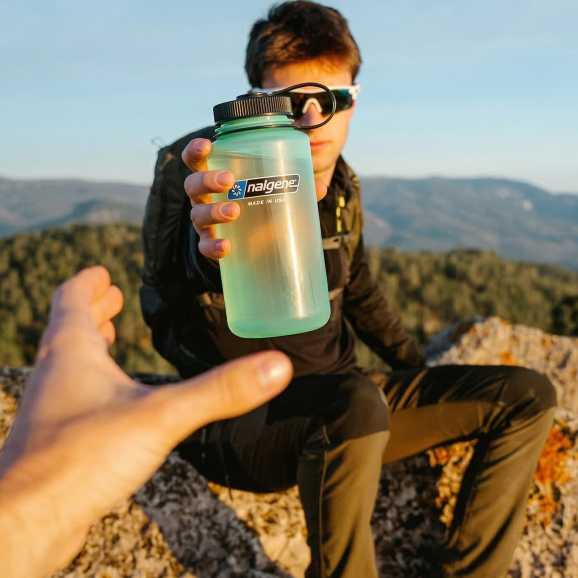 Buy Gokyo Nalgene Bottle – 32 oz Wide Mouth - Glows in the Dark | Bottles at Gokyo Outdoor Clothing & Gear