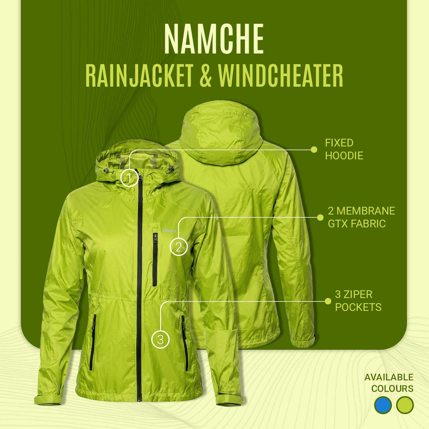 Buy Gokyo Namche Rainjacket & Windcheater - Women | Jackets at Gokyo Outdoor Clothing & Gear