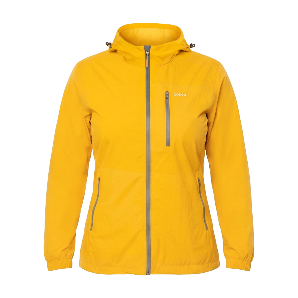 Buy Gokyo Pangong Windcheater - Women Yellow | Jackets at Gokyo Outdoor Clothing & Gear